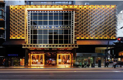 当阳门头设计与商业空间的纽带。