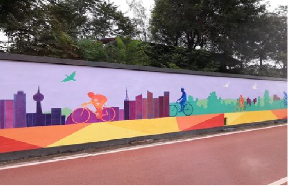 当阳墙体彩绘-围墙