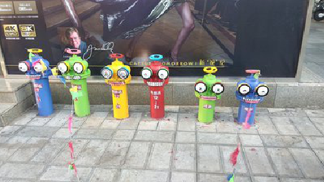 当阳商业区彩绘