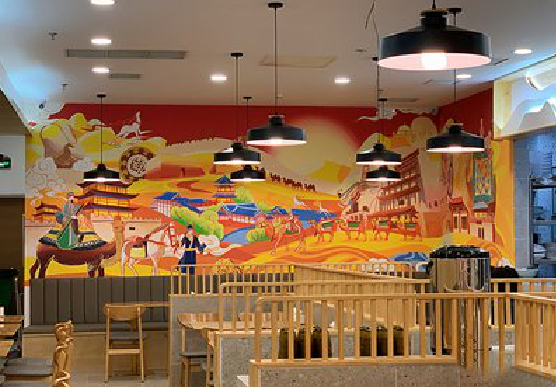 当阳商业空间彩绘介绍。