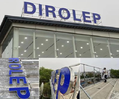 当阳楼顶发光字安装的注意事项。